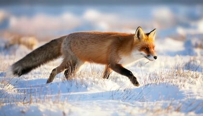 Obraz premium red fox vulpes