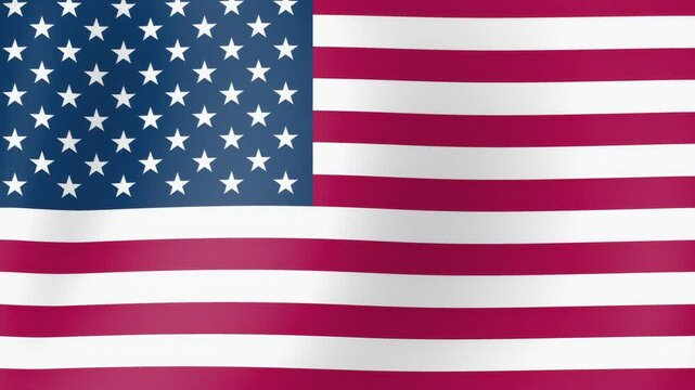 American waving flag background. USA backdrop 4k UHD