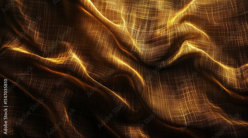 Poster silhouette of a fabric texture background, adding softness and warmth to your compositions