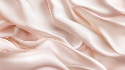 Fototapeta premium Soft Draped Blush Pink Silk Fabric Texture