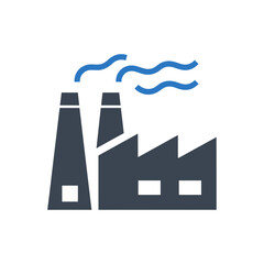 Factory Pollution Icon