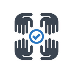 Teamwork Check Icon