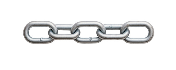 Fototapeta premium chain isolated on white, png