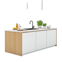 modern kitchen interior