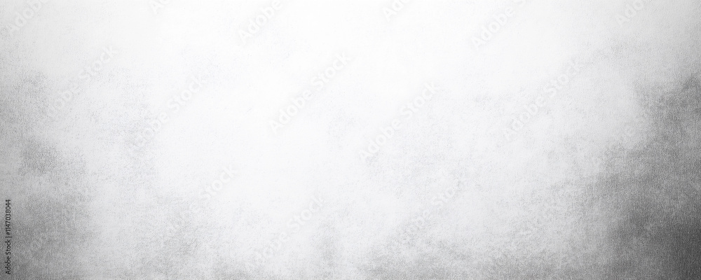 Wall mural clean white and gray gradient background with subtle grainy texture and soft watercolor effects. per