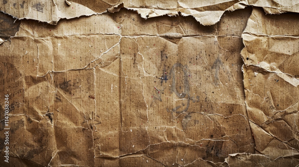 Poster textured poster showcasing cardboard texture backgrounds, adding depth and warmth to your designs