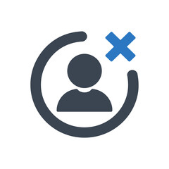 User Profile Removal Icon