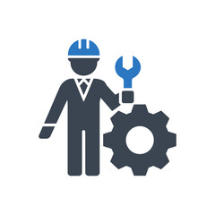 Engineer Maintenance Gear Icon