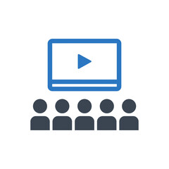 Team Video Presentation Icon