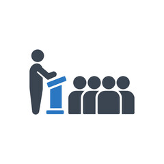 Public Speaking Icon