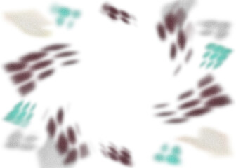 An abstract transparent psychedelic burst vignette design element overlay.