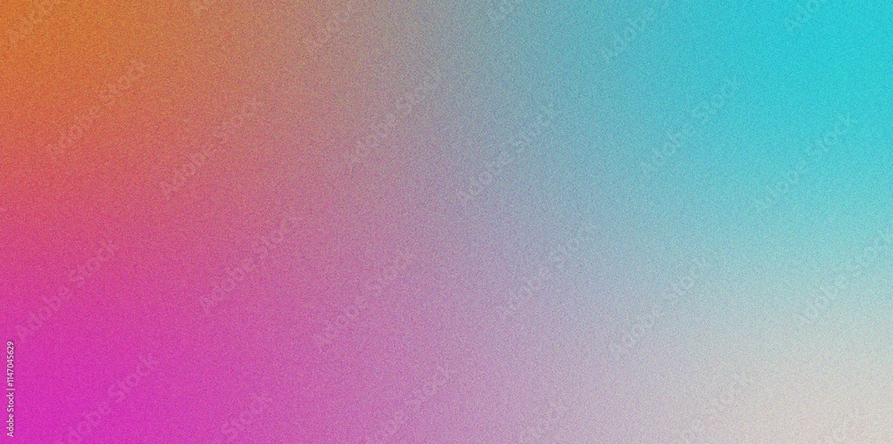 Poster abstract gradient background design with grainy noise texture effect, web banner design, product des