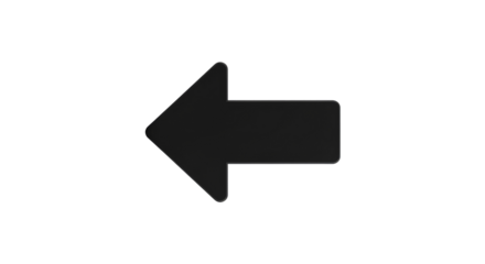 black arrow png, cutout, black vector arrow, pointing symbol, straight line arrow, transparent clipart