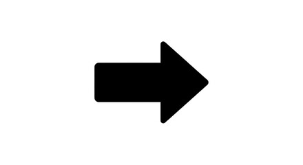 black arrow png, arrow isolated on white transparent background, right arrow, bold arrow, thin arrow,