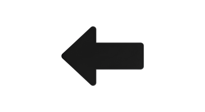 black arrow png, cutout, black vector arrow, pointing symbol, straight line arrow, transparent clipart - Powered by Adobe