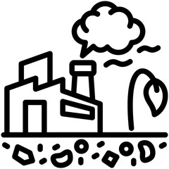 Environmental Degradation Icon