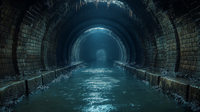 Mysterious depths of the old city's sewer system