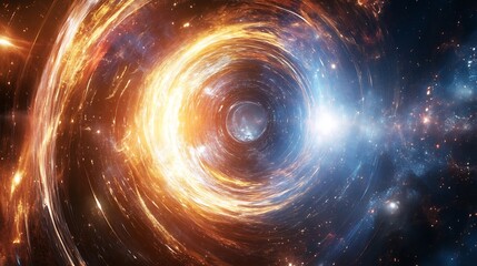 Obraz premium Russian scientist using quantum entanglement communicate advanced alien civilization across multiverse Their mission uncovers secret of cosmic energy field future of humanity's exploration of universe