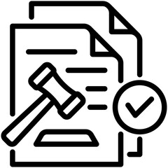 Legal Document Icon