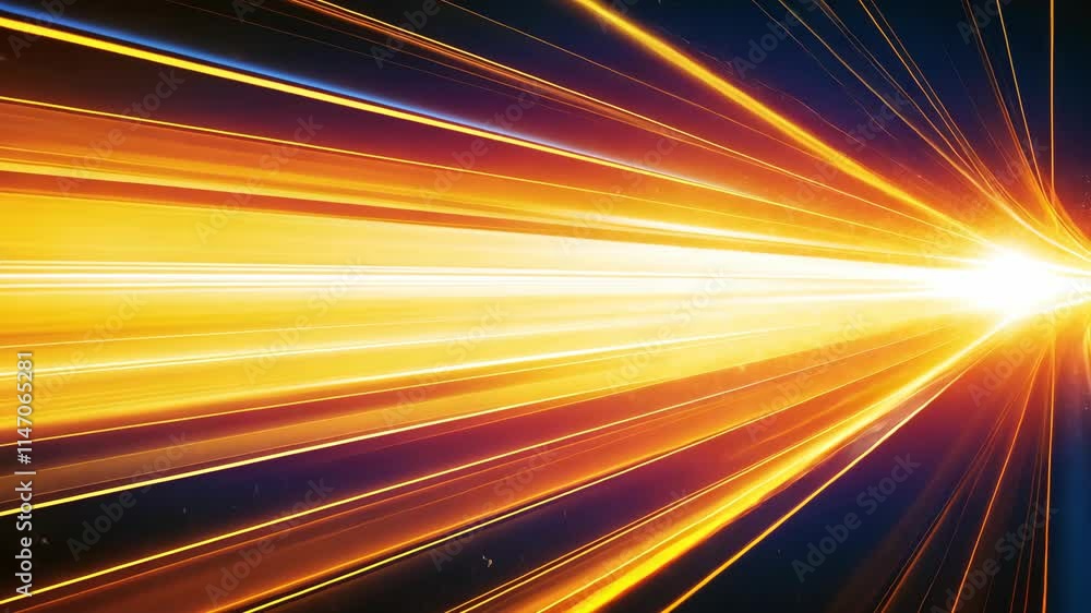 Aufkleber bright light streaks radiate from a central point in a dynamic display of energy and color