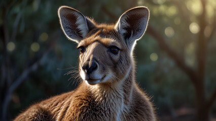 Fototapeta premium Small Australian kangaroo
