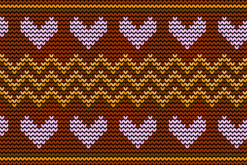 Knitted craft seamless pattern fabric textile 