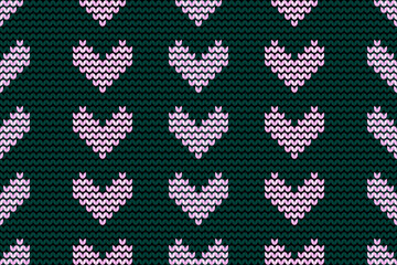 Knitted craft seamless pattern fabric textile 