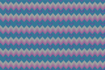 Knitted craft seamless pattern fabric textile 


