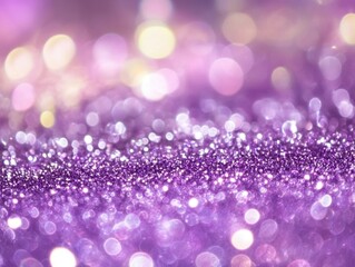 Vibrant Purple Glitter Background