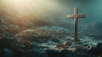 Fototapeta premium Desolate Crucifix