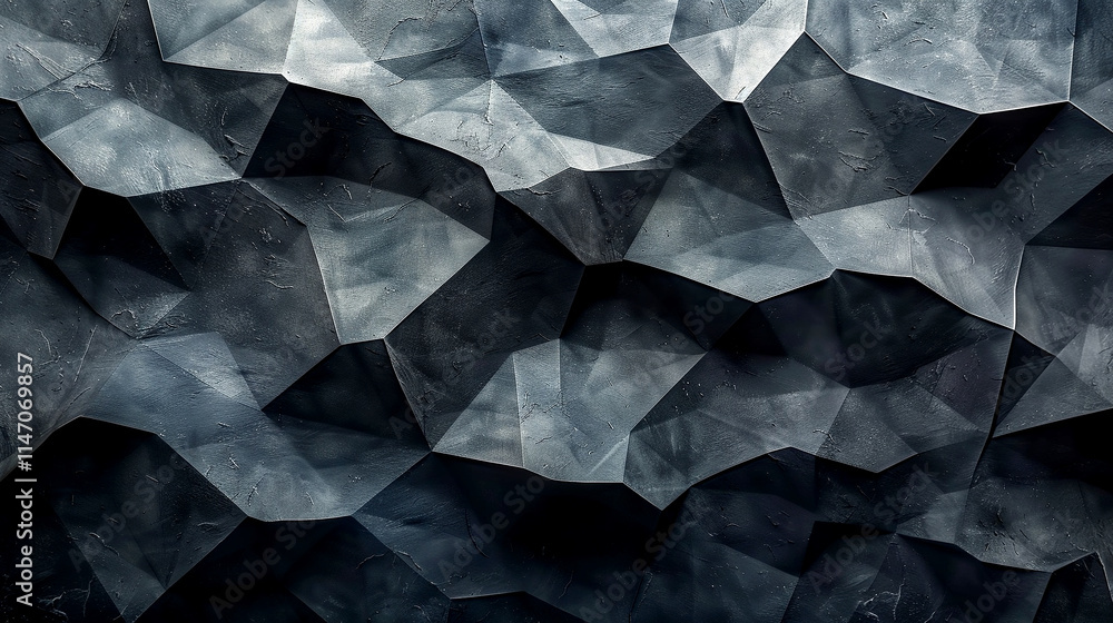Poster intricate geometric patterns create a mesmerizing visual depth