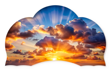 sunset in the desert