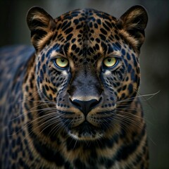 Fototapeta premium portrait of a leopard