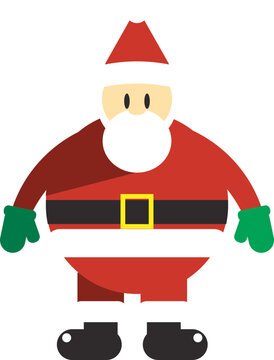 Santa Claus flat design