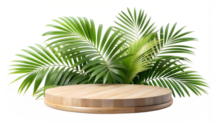 palm tree isolated on white background. Png transparent