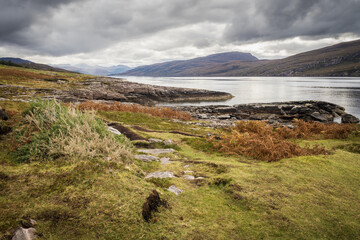 across the loch to Beinn Ghoblach