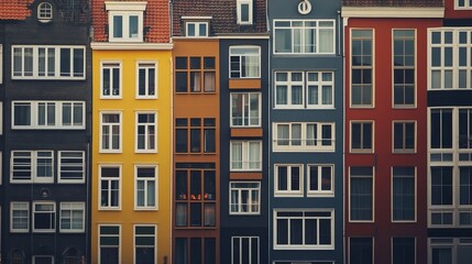 Fototapeta premium Sunset Over Futuristic Buildings in King Abdullah Financial District, Riyadh