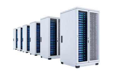 Modern Data Server Racks | Technology, Network, Cloud, Storage, Computing
