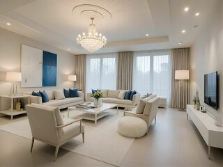 Close-up of a living room