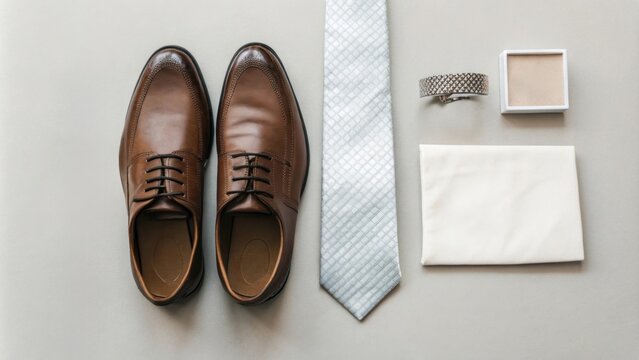 Stylish men's accessories for a formal occasion