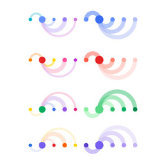 Arc diagram 5 bright