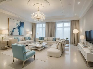 Close-up of a living room
