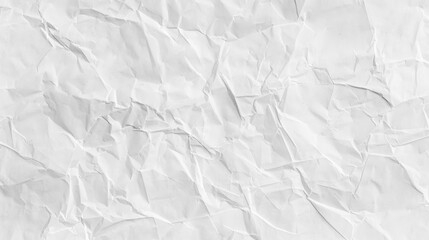 Fototapeta premium White paper texture with natural wrinkles and soft folds, offering a minimalist and clean background for creative designs.
