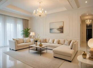 Close-up of a living room