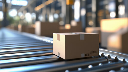 物流倉庫のジオラマ模型