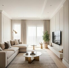 Close-up of a living room