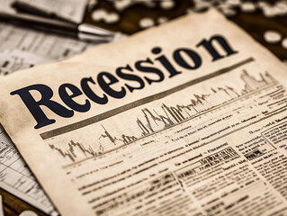 recession newspaper: Breaking News on Recession: Newspaper Highlighting Economic Downturn