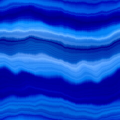 Modern summer striped blur wash seamless pattern background for trendy beach wear and coastal living designs. Repeatable alcohol ink bleed effect in blue white indigo colors