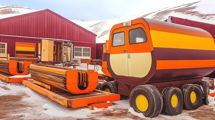 revolutionizing arctic research: scientists deploy innovative technology in extreme conditions – perfect poster for inspiring sports and adventure enthusiasts!