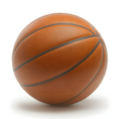 Obraz premium basketball in white background